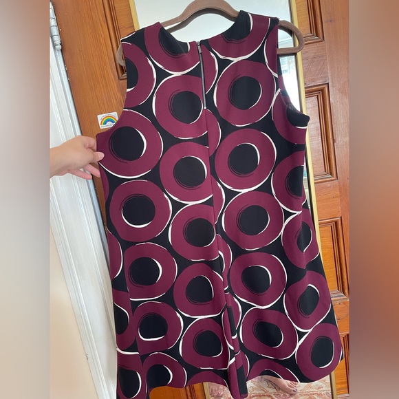 Alfas Burgundy & Black Swing Dress 12 - Picture 7 of 8